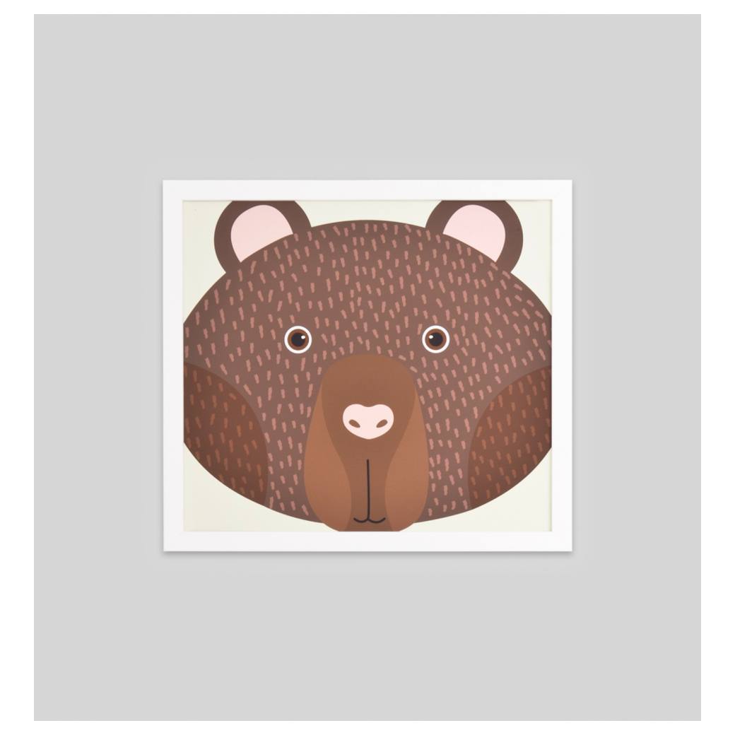 Bruce The Bear Print