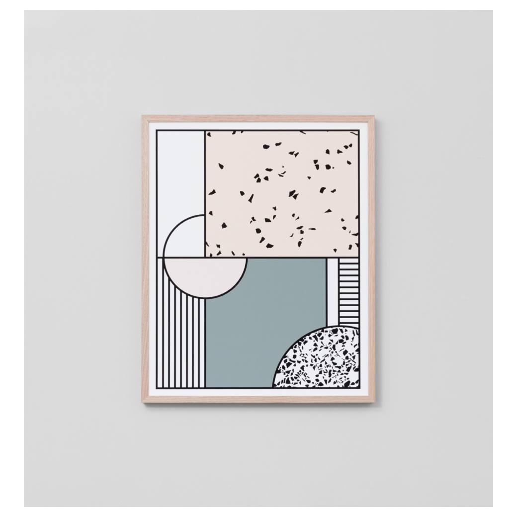 Francis Print, Blush