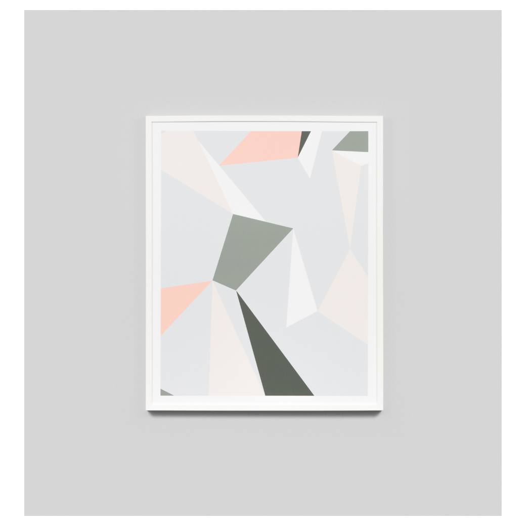 Fragmented 1 Moss Print