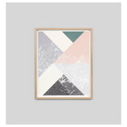 Geometric Mountain Print, Multicoloured