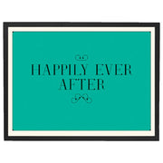 Happily Ever After Print, Teal