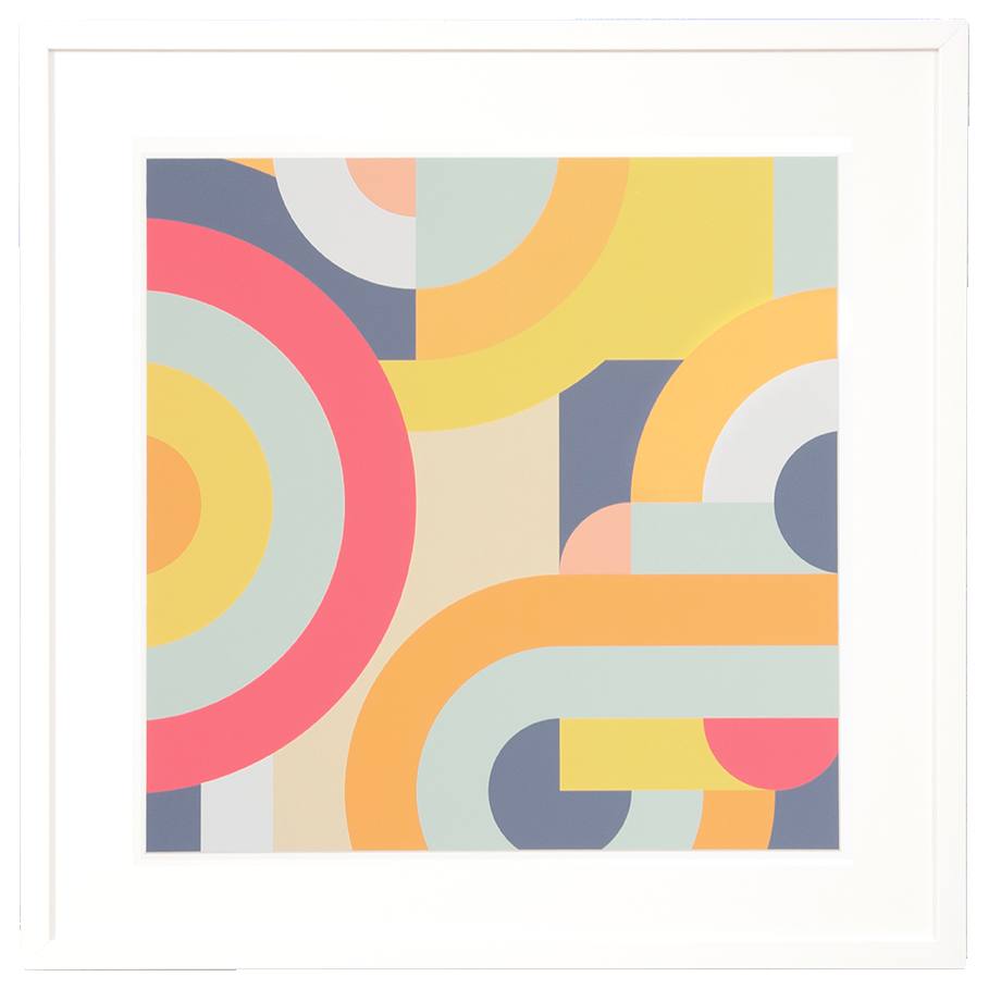Retro Shapes Print