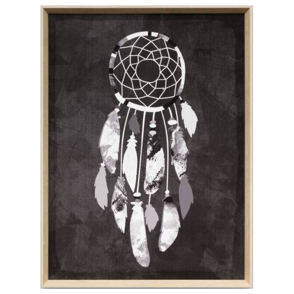 Dreamcatcher Print, White/Black Base