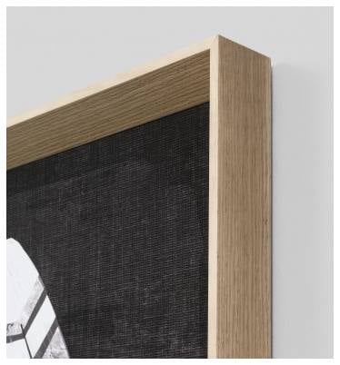 Headdress Print, White and Black