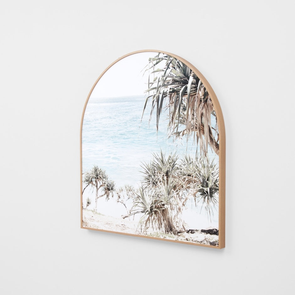 WARFCCOAPAA8_Coastal Palms Framed Canvas Arch