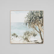 WARFCCOAPAL_Coastal Palms Framed Canvas