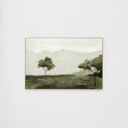 WARFCCOUHILG_Country Hills Green Framed Canvas