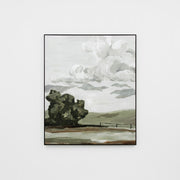 WARFCCOUVIEG_Country View Green Framed Canvas