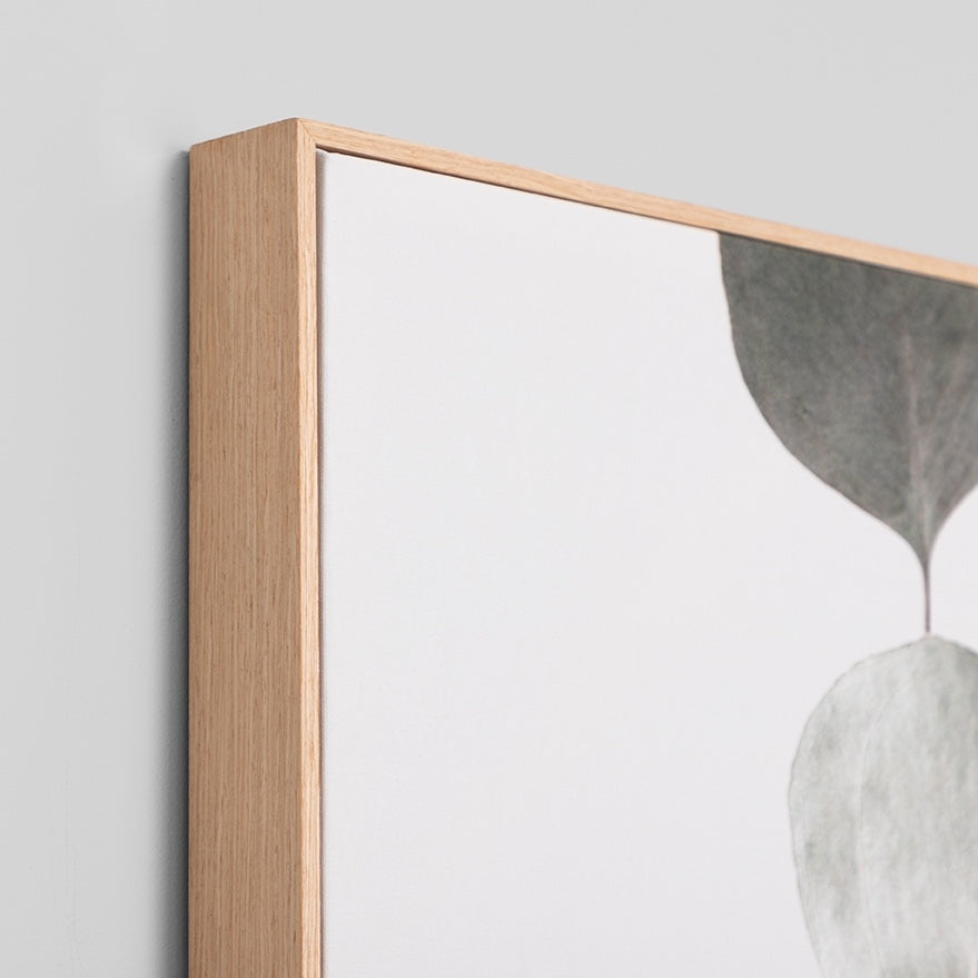 WARFCEUCBRA1_Eucalyptus Branch 1 Framed Canvas 100 x 120cm
