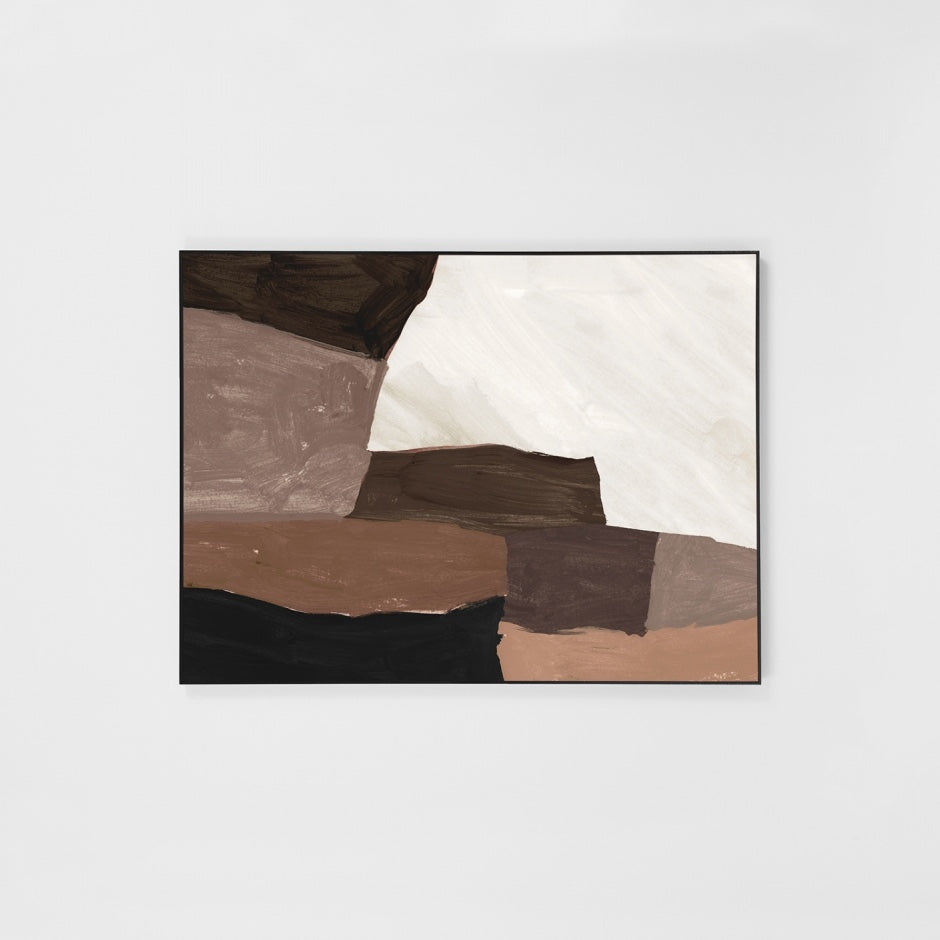 WARFCHENTAN1_Hendrix Tan 1 Framed Canvas