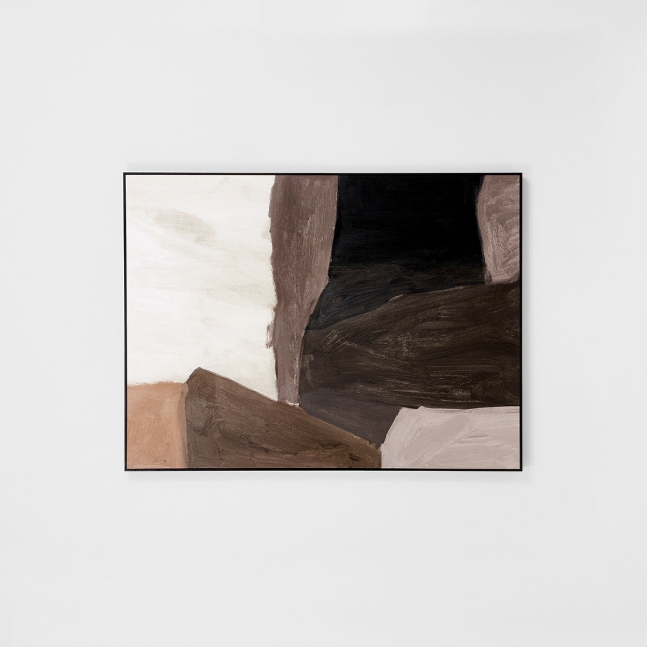 WARFCHENTAN2_Hendrix Tan 2 Framed Canvas