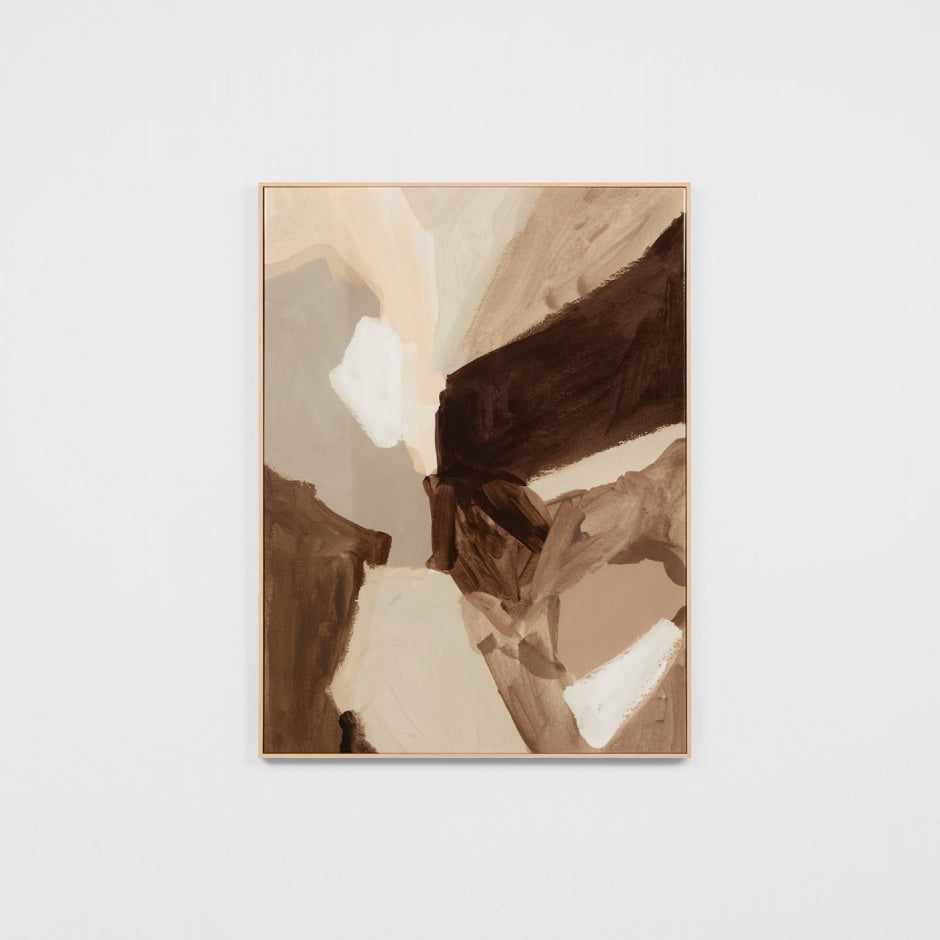 WARFCLINNU1G_Lincoln Nutmeg 1 Gloss Framed Canvas