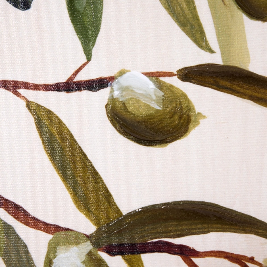 WARFCOLIARRG_Olive Arrangement Green Framed Canvas