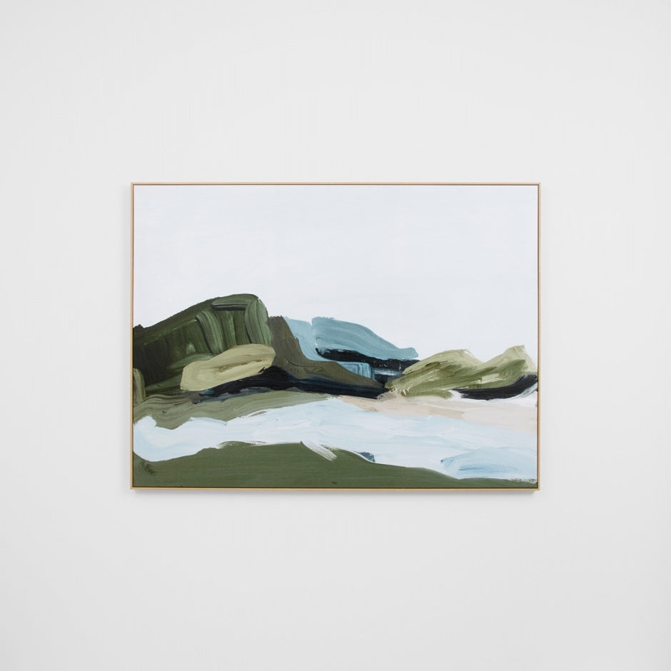 WARFCORGVISG_Organic Vista Green Framed Canvas
