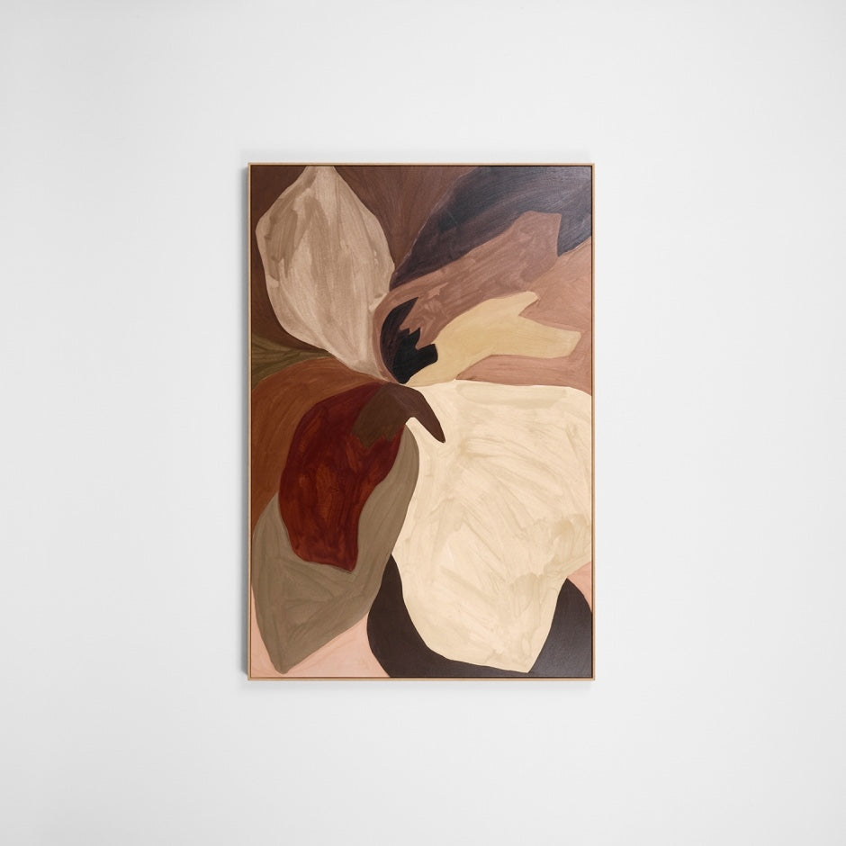WARFCPETPOCL_Petal Portrait Clay Framed Canvas