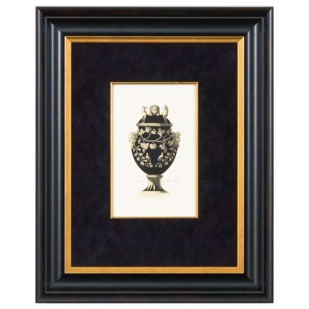 Vase Plate VI, Engraving Black