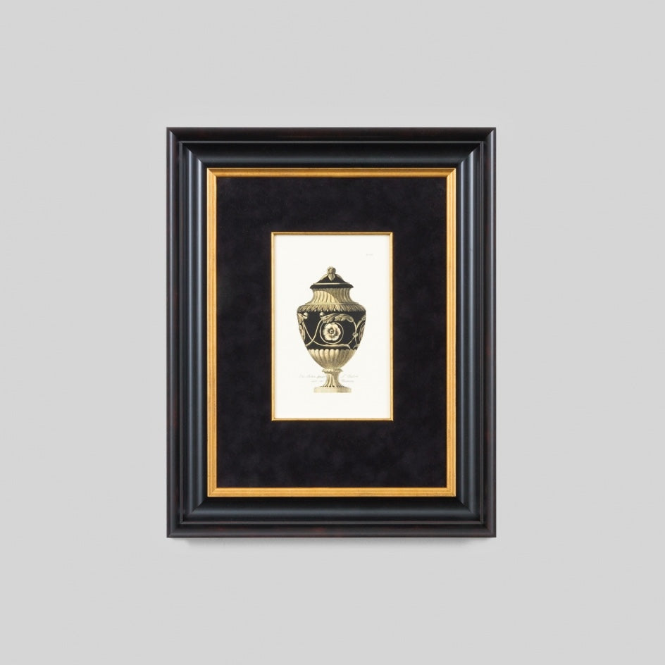 WARFEVAS14B1_Vase Plate Black XIV