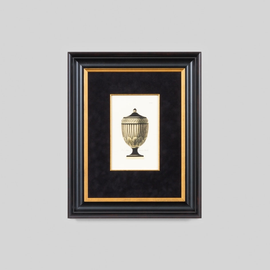 WARFEVASVIIT_Vase Plate Black VIII