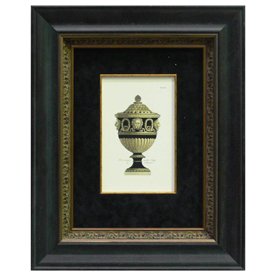 Vase Plate XVII, Engraving Black