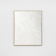 WARFOABSTW2F_Abstract Texture White 2 Framed Painting