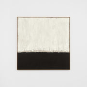 WARFOADNAC1F_Adrift Natural & Coal 1 Framed Painting 124 x 124 cm