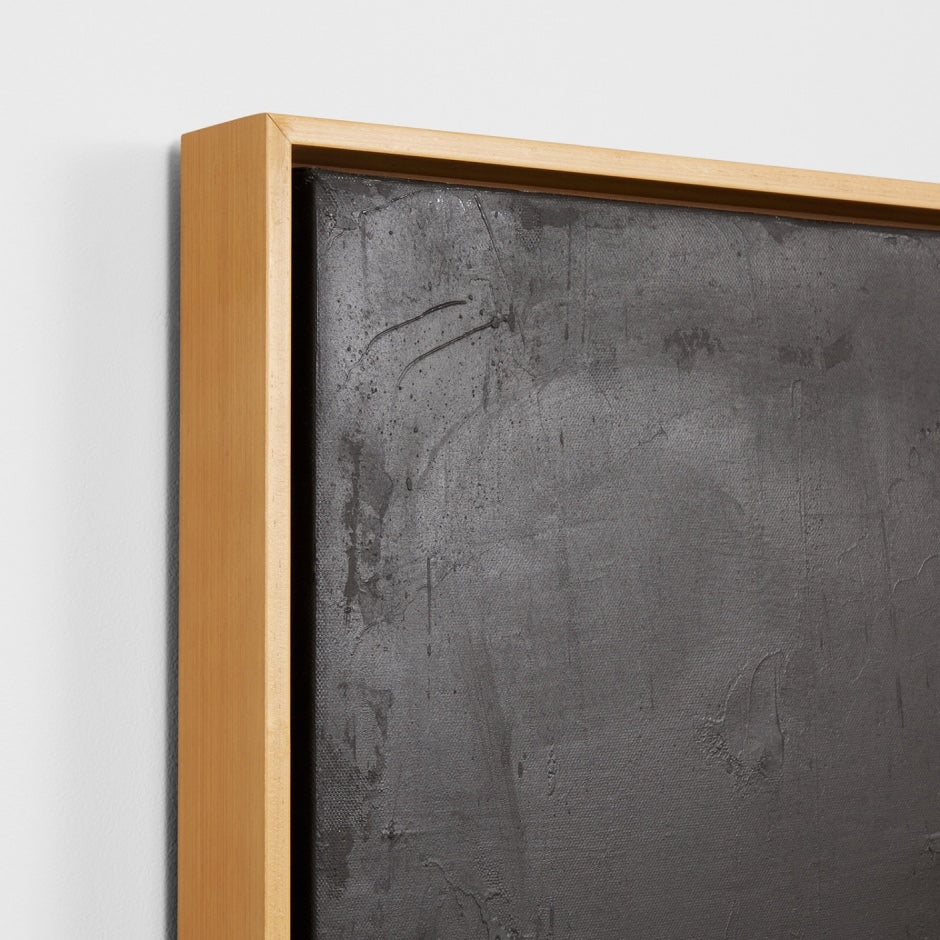 WARFOADRNC2F_Adrift Natural & Coal 2 Framed Painting 84 x 104 cm