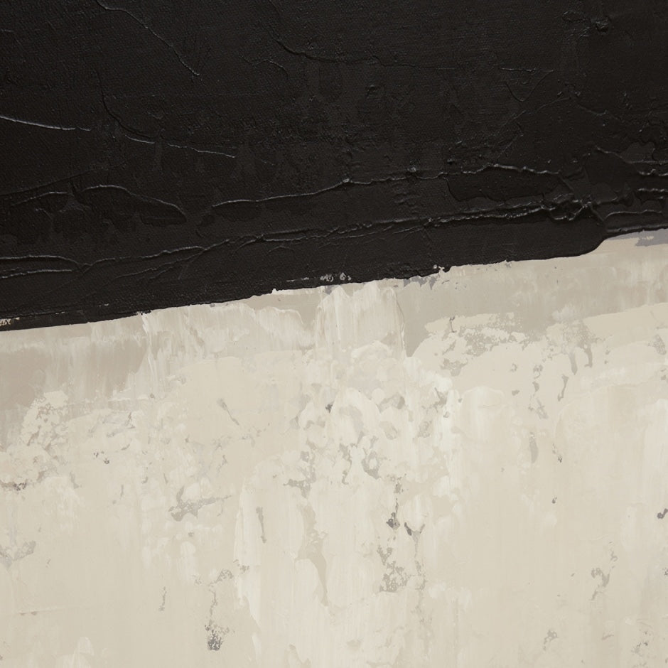 WARFOADRNC2F_Adrift Natural & Coal 2 Framed Painting 84 x 104 cm