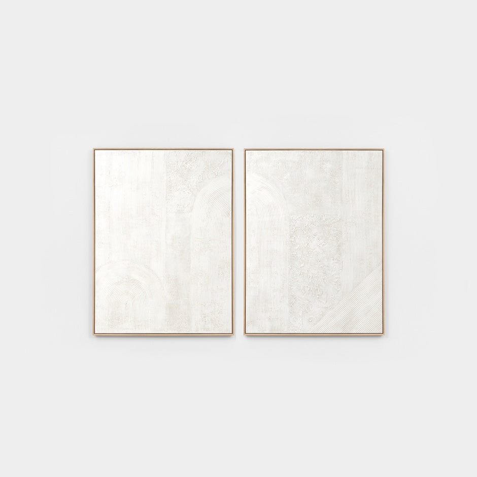 WARFOCONTE1F_Contour Texture 1 Framed Painting