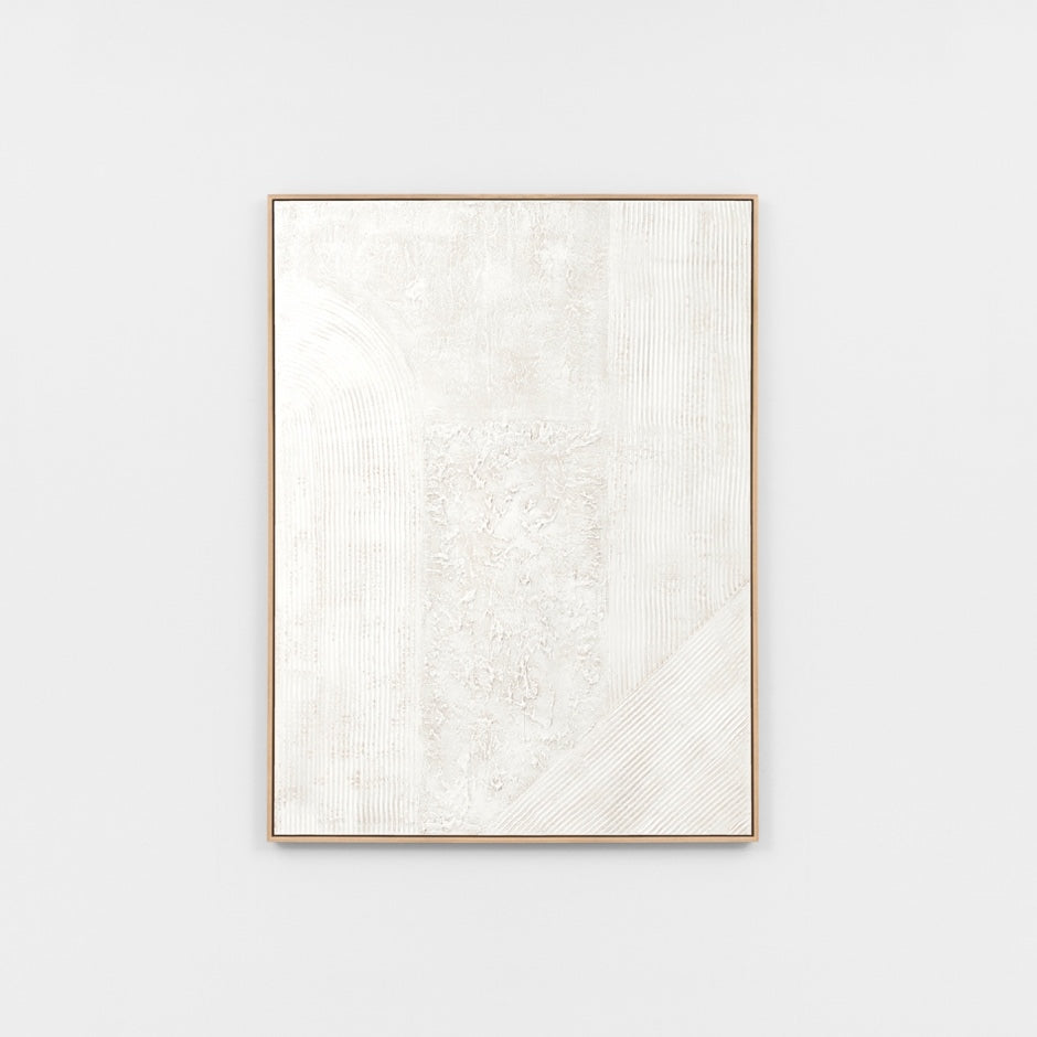 WARFOCONTE2F_Contour Texture 2 Framed Painting