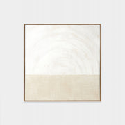 WARFOCURWH1F_Curve White 1 Framed Painting