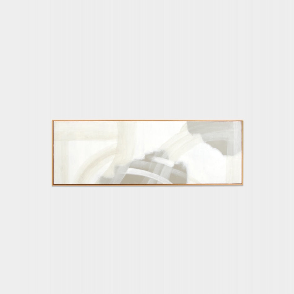 WARFOHALNALF_Halcyon Natural Landscape Framed Painting 185 x 64 cm