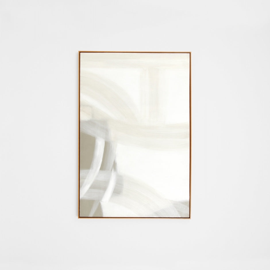 WARFOHALNARF_Halcyon Natural Framed Painting 154 x 104 cm