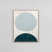 WARFOSCBL2SF_Sculpture Blue 2 Framed Painting 84 x 104cm
