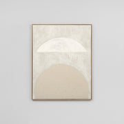 WARFOSCUWH1F_Sculpture White 1 Framed Painting