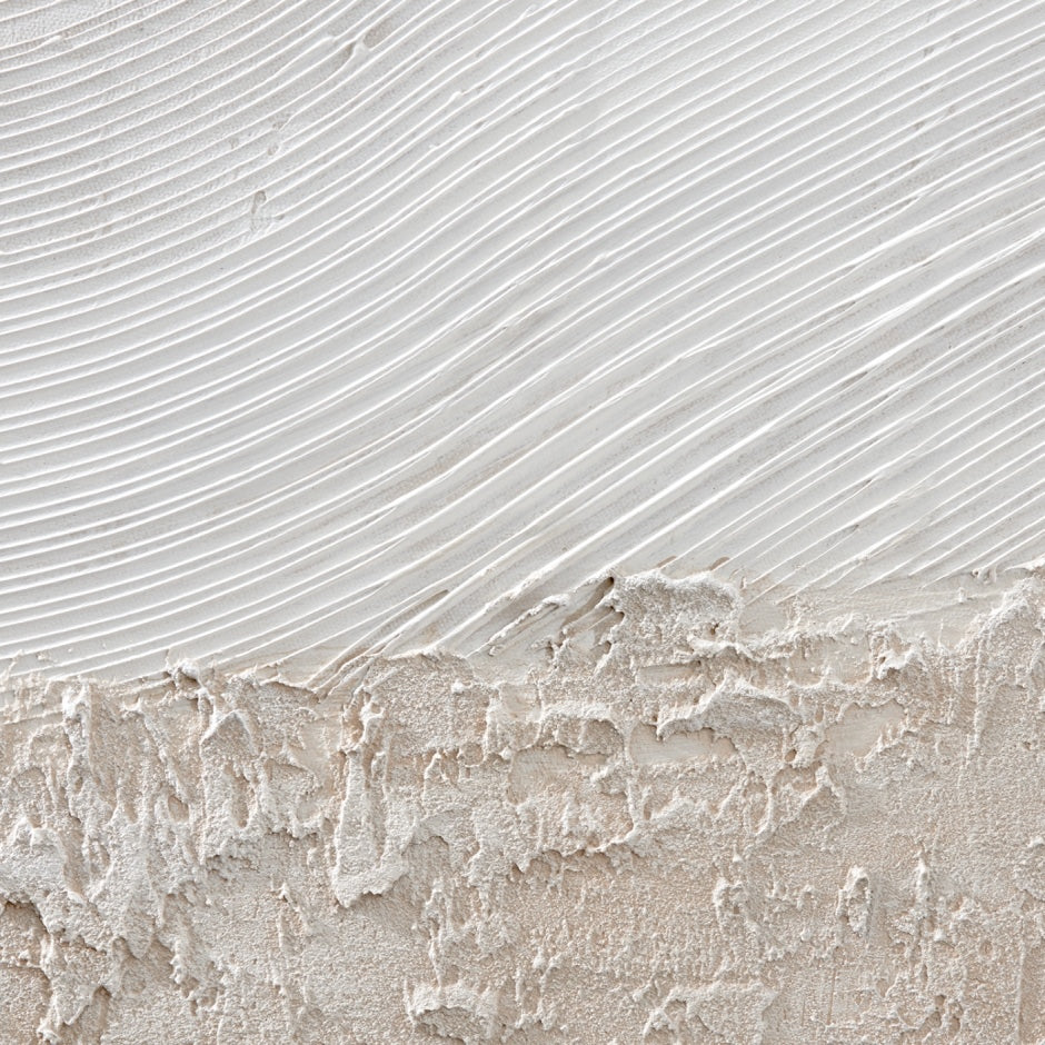 WARFOSEAFN2F_Sea Foam Natural 2 Framed Painting 79 x 79cm