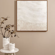 WARFOSEAFW1F_Sea Foam White 1 Framed Painting