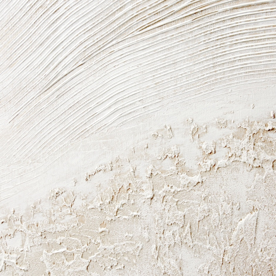 WARFOSEAFW2F_Sea Foam White 2 Framed Painting