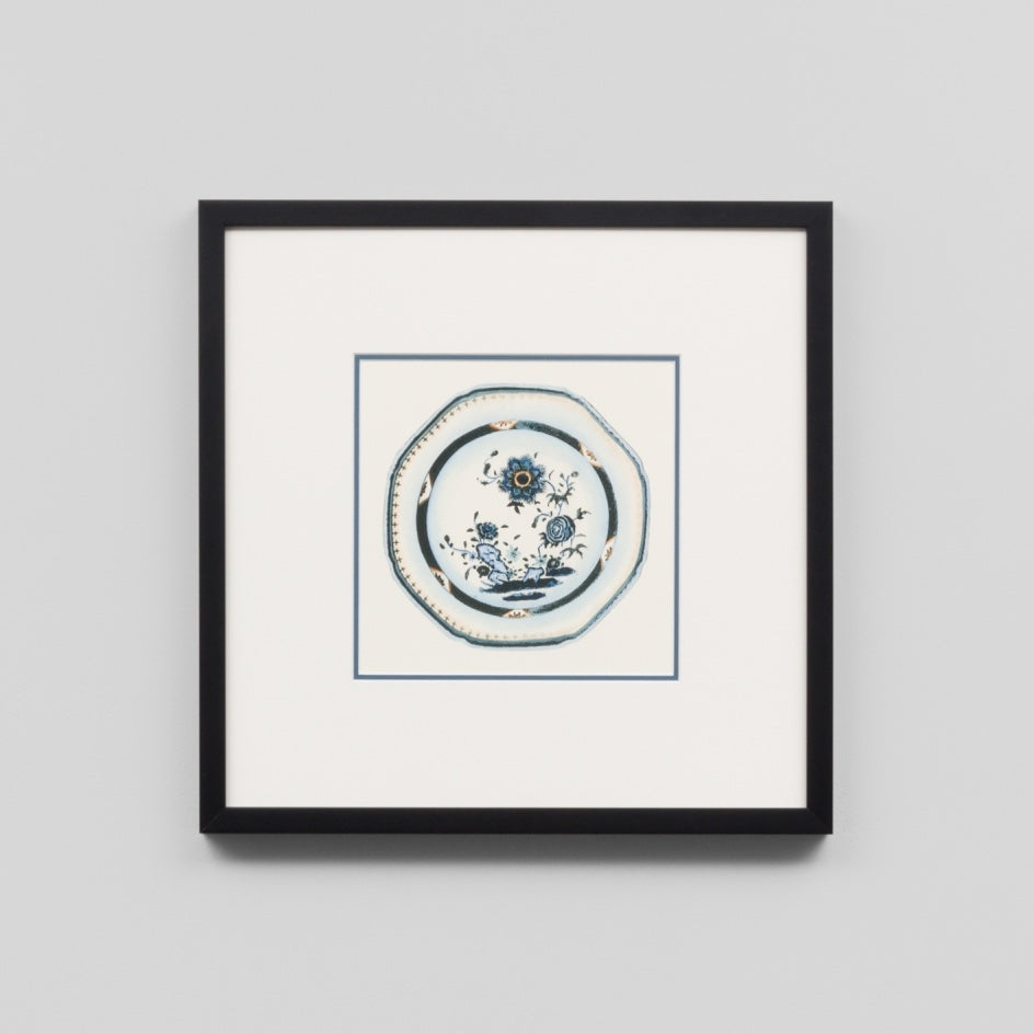 WARFPBLUPLA2_Blue And White Porcelain Plate II