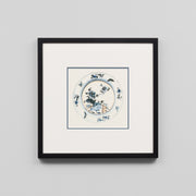 WARFPBLUPLA6_Blue And White Porcelain Plate VI