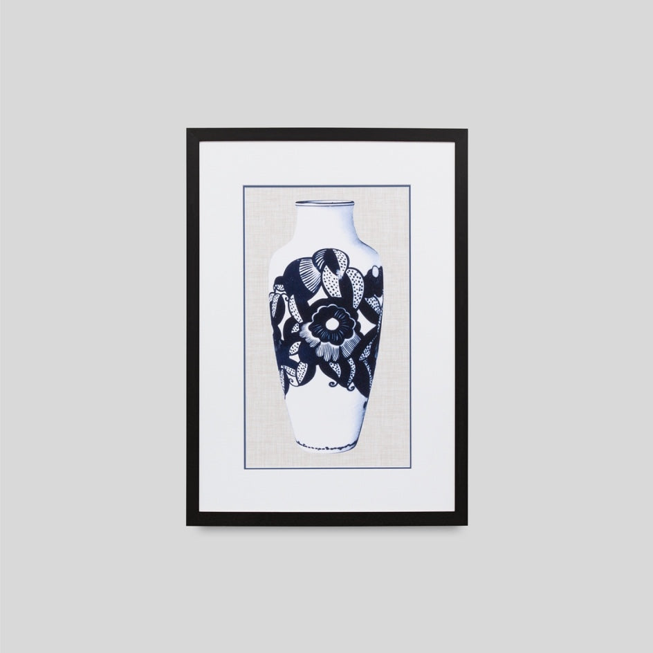 WARFPBLUWVA3_Blue White Vase III