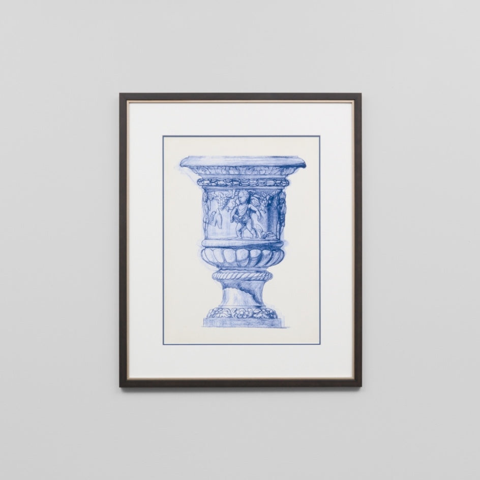 WARFPPALIND3_Palace Urns In Indigo III