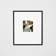 WARKLAB2WBW2_Klause Blue Wide 2 Print (Soft White Mat) 58 x 68cm, Black Raw Timber Frame