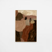 WARMAECL1R7H_Maeve Clay 1 Canvas 100 x 150cm, Light Timber-Look Synthetic Frame