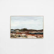WARMEAVIDR4H_Meadow Vista Dark Canvas 105 x 70cm, Light Timber-Look Synthetic Frame