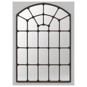 Arched Gate Mirror, Antique Silver