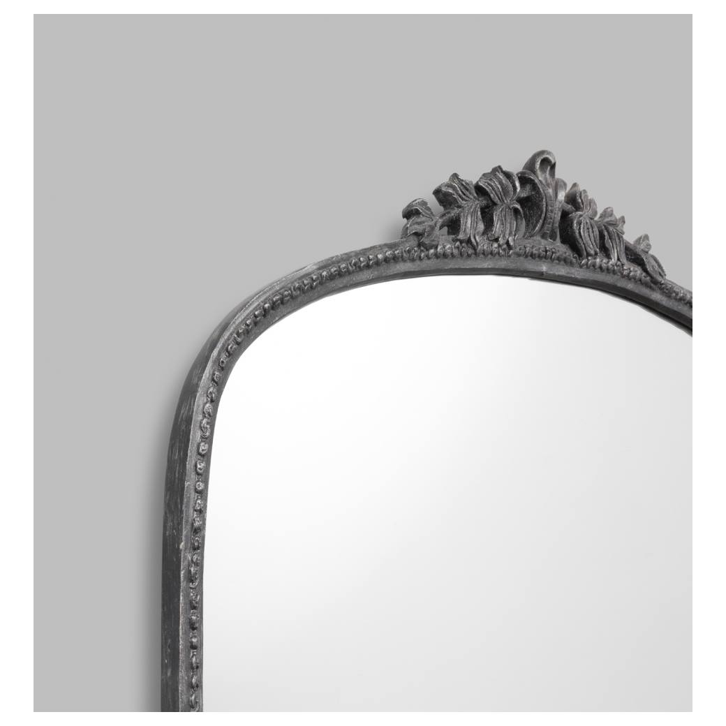 Audrey Small Arch Mirror, Black