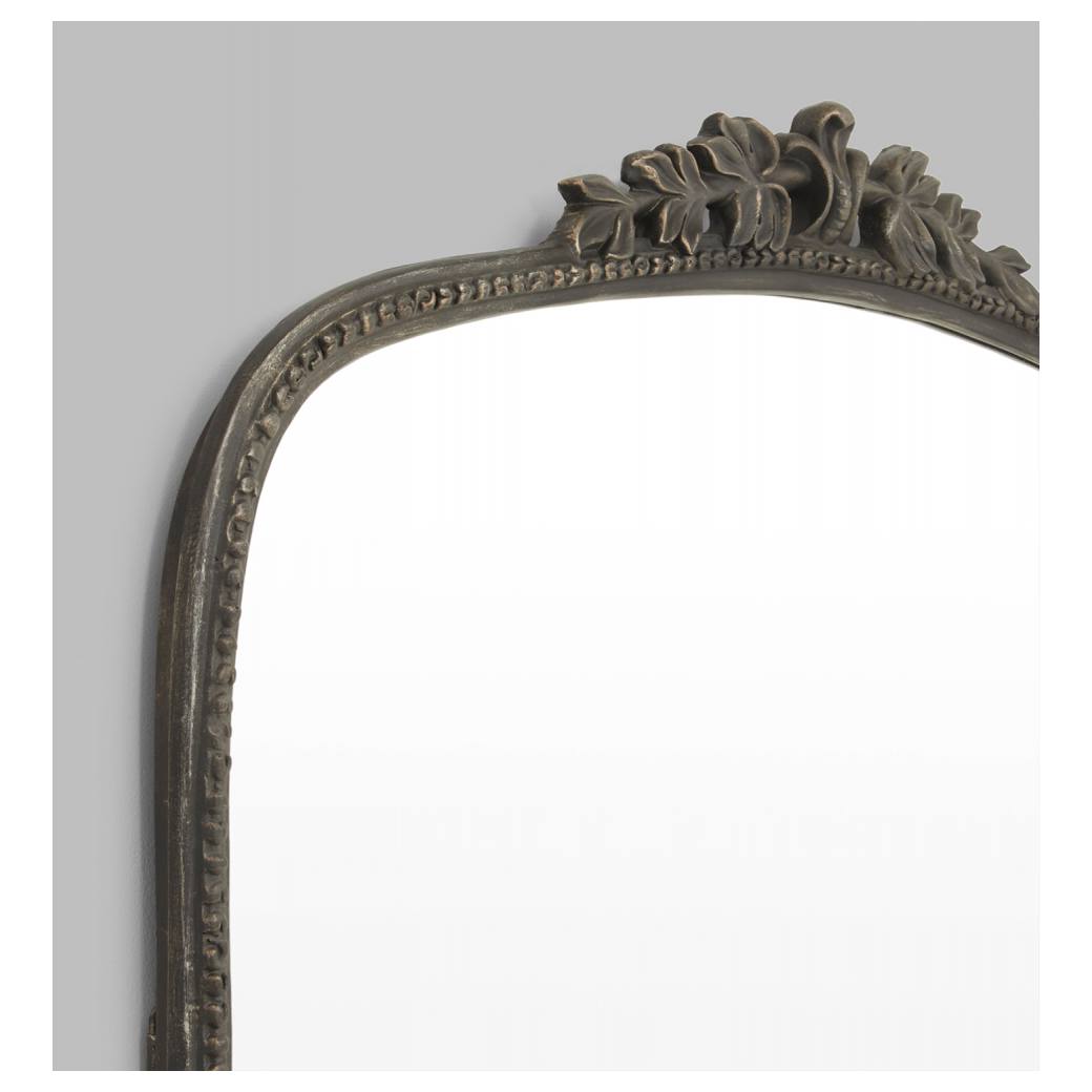 Audrey Medium Arch Mirror, Black