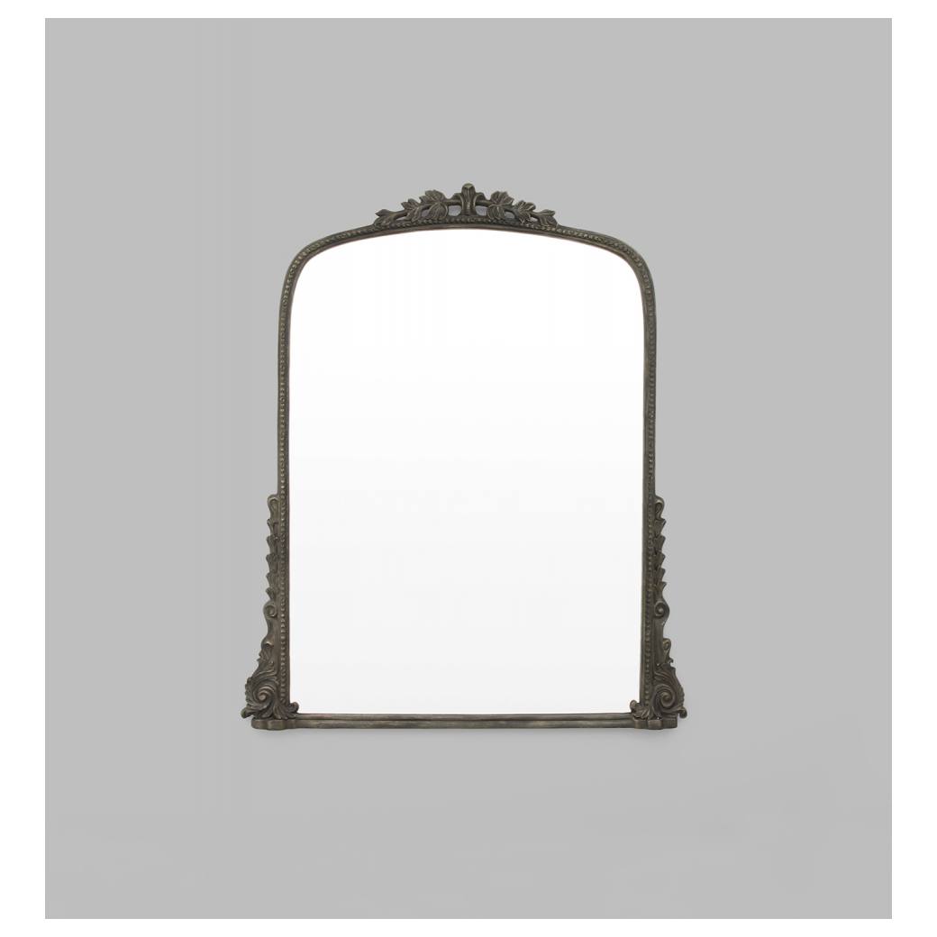 Audrey Medium Arch Mirror, Black