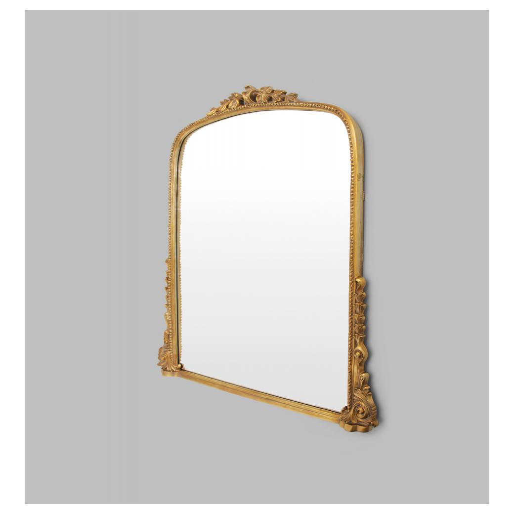 Audrey Medium Arch Mirror, Gold