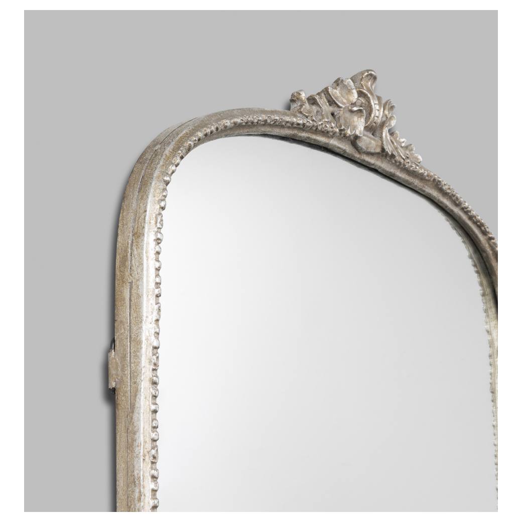 Audrey Small Arch Mirror, Silver